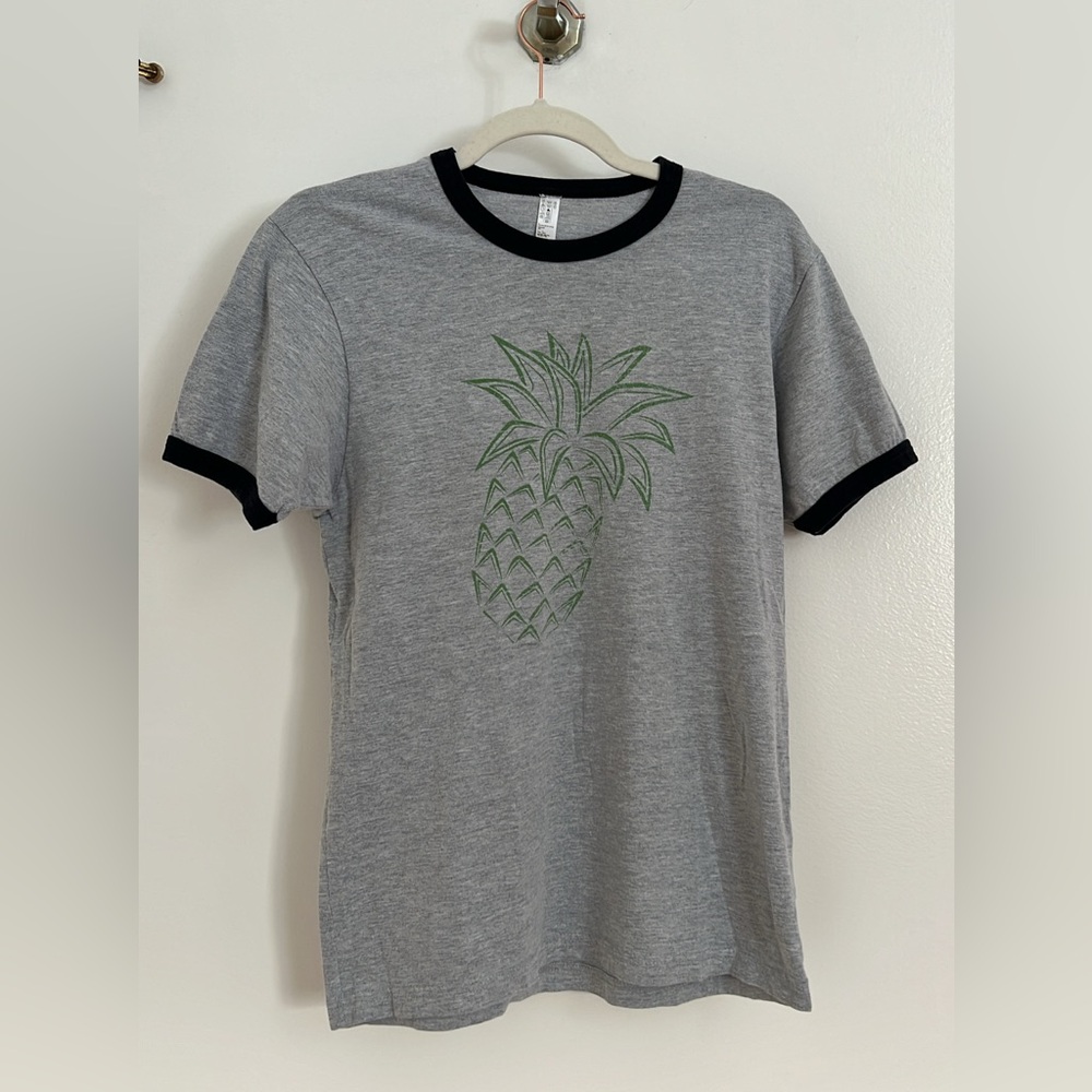 Psych Pineapple ringer t-shirt